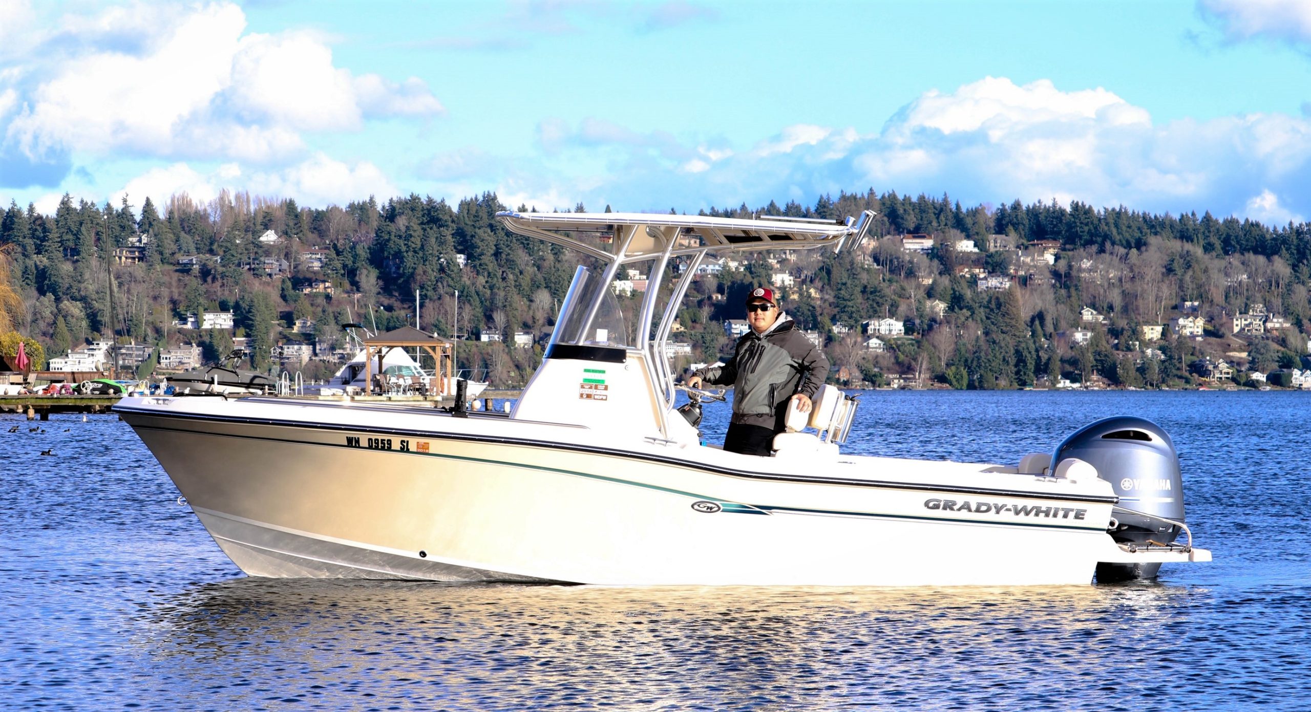 Fish Finders Seattle Fishing Charters- A man with his boat